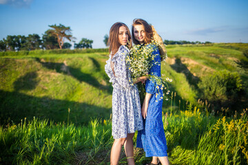 two young european girls