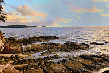 Land-form of Rock at Tip of Borneo Sabah