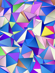 Abstract Low-Poly background. triangulated texture. Design 3d. Polygonal geometrical pattern. Triangular modern style