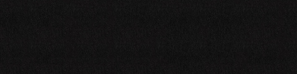 Black felt abstract background. Panoramic seamless texture, patt