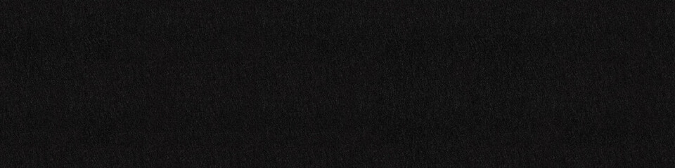 Black felt abstract background. Panoramic seamless texture, patt