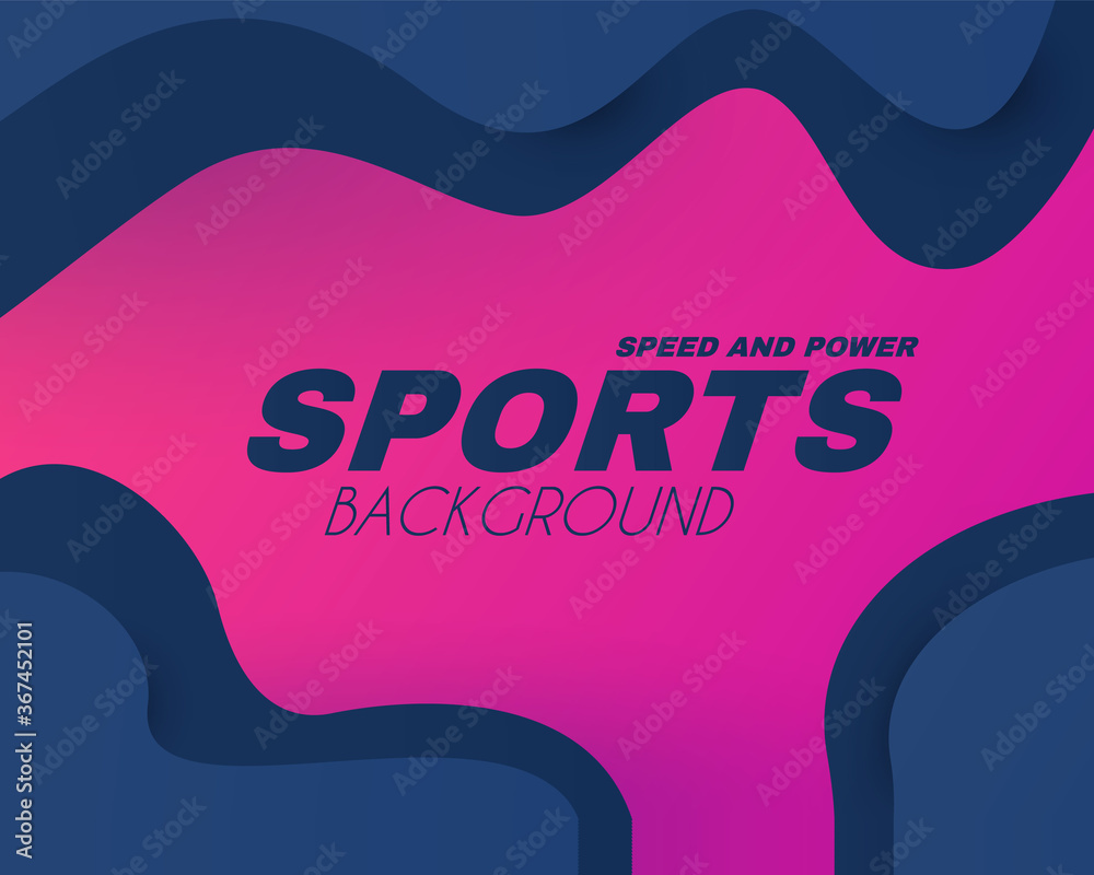 Wall mural abstract sport background with motion elements. light dynamic effect.
