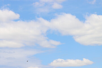 a blue sky 