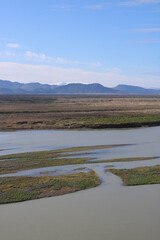 Unberührte Landschaft und Natur im Süden von Island