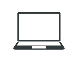 Laptop icon. Laptop vector illustration.  Computer vector illustration. 