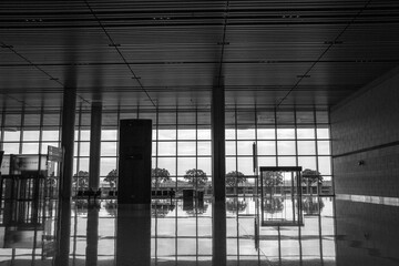 Reflection of Singapore Changi Airport T2