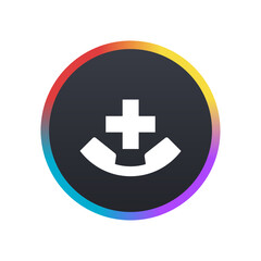 Obraz premium Emergency Number - Push Button