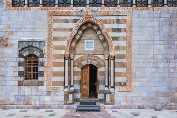 Fototapeta premium Church in Maronite Order Monastery of Qozhaya deticated to St Antohny the Great, located in Qadisha Valley in Lebanon