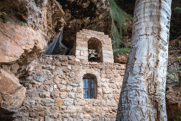 Chapel in Monastery of Our Lady of Hawqa, nowdays a hermitage in Kadisha Valley also spelled as...