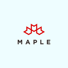 maple logo. canada icon