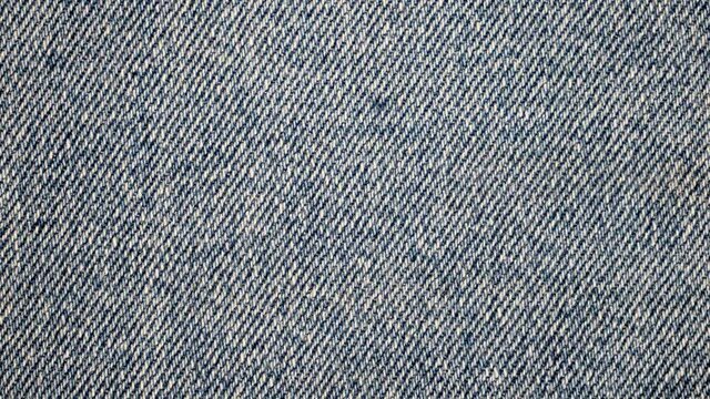 blue fabric jeans texture in stop motion animation