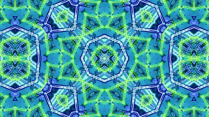Digital Blended Mosaic Art Kaleidoscope 3d illustration background