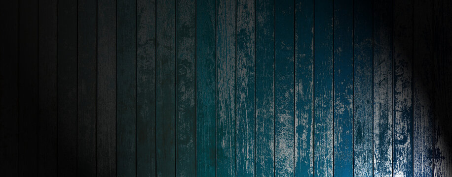 Blue Wood Background