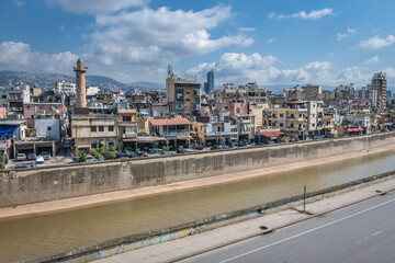 View on the Sin el Fil, suburbs of Beirut, capital of Lebanon