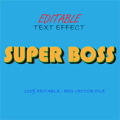 EDITABLE TEXT STYLE EFFECT