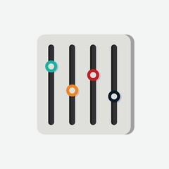 equalizer sliders