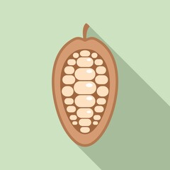 Durian fruit icon. Flat illustration of durian fruit vector icon for web design