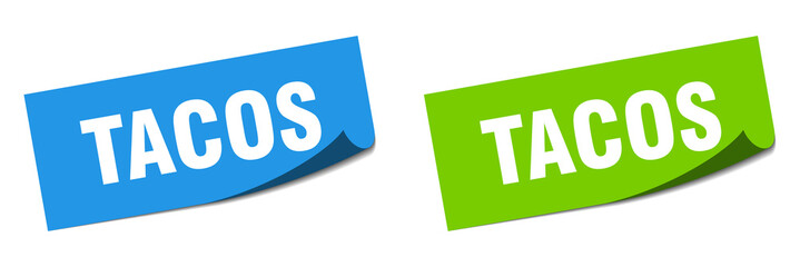 tacos grunge vintage retro band. tacos ribbon