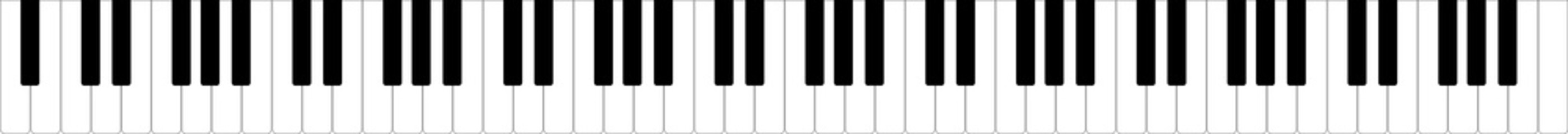 88 key piano keyboard © Roger Utting