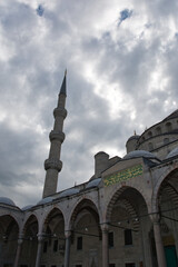 Fototapeta na wymiar Exterior of the Blue Mosque. Istanbul, Turkey.