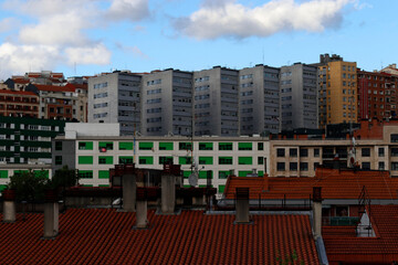 Cityscape in a neoghborhood of Bilbao