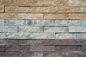 Gray, brown and sandy Texture of cement paving slabs or cobblestone for banner.