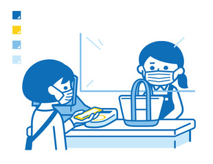 People who make smartphone payments with infection control