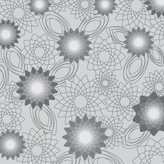 geometric floral background