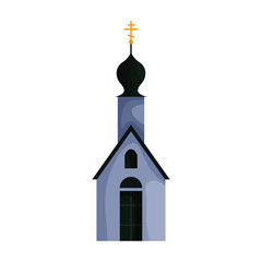 Church vector icon.Cartoon vector icon isolated on white background church.