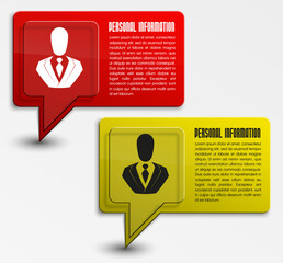 Vector abstract creative business cards (set template)