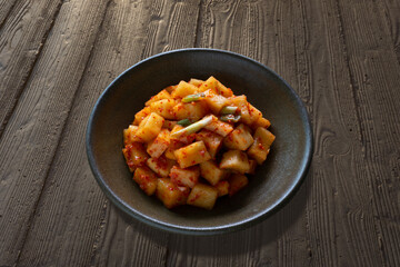 깍두기, 무우로 만든 한국의 김치의 한 종류