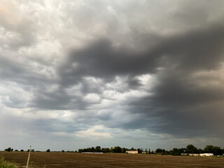 Fototapeta premium sky in clouds before rain