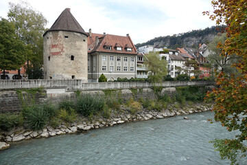 Fototapeta na wymiar Ill in Feldkirch