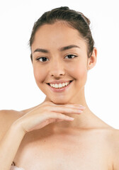 Healthy skin woman beauty face natural make