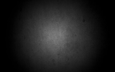 Old wall texture cement dark black gray  background abstract grey color design are light with white gradient background.