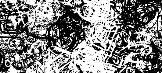 Black and white abstract background. Monochrome seamless texture