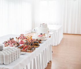 Hochzeit süßer Tisch