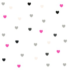cute multicolour heart symbol seamless pattern background wallpaper texture vector design