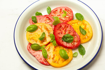salad with tomato and cucumber