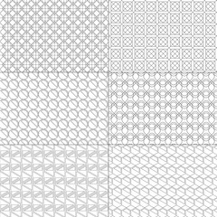 Vector set of minimal pattern. Geometric Line and shape design. Vector Illustrate.