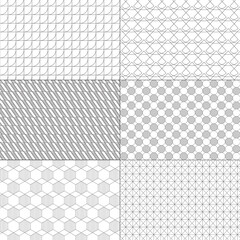 Vector set of minimal pattern. Geometric Line and shape design. Vector Illustrate.