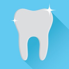 shiny tooth