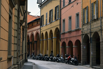 walking through the streets of bologna