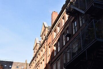 Fototapeta na wymiar Architecture in the city centre of Manchester England. 