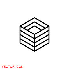 Box icon. Vector Gift Box Icons, Holiday Presents