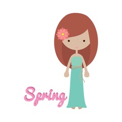 girl's fashion in spring