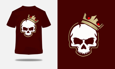 ghost face  logo vector with  T-SHIRT  DESIGN template.