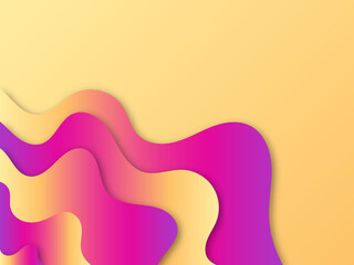 Abstract background. Liquid figures. Dynamic banner design. Paper cut. eps 10