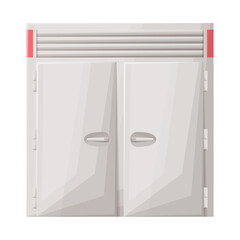 Vector illustration of refrigerator and freezer icon. Graphic of refrigerator and fridge stock vector illustration.
