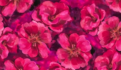 Seamless floral pattern with flowers, watercolor,on light background, watercolor. Template design for textiles, interior, clothes, wallpaper, art abstract design ,background flower © hellodesignen